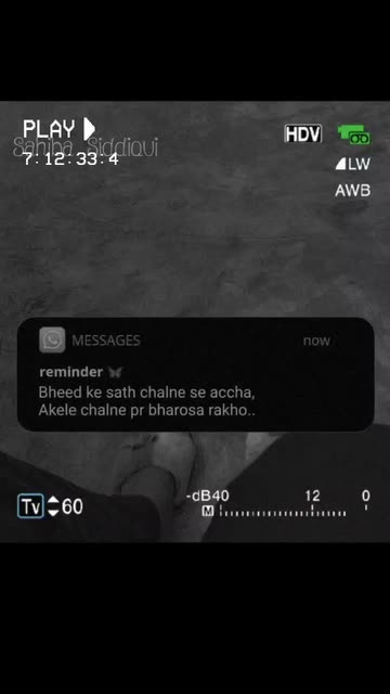 Preview for a Spotlight video that uses the Shayari Reminders Lens