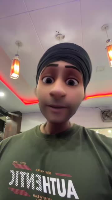 Preview for a Spotlight video that uses the Animated avtar Lens