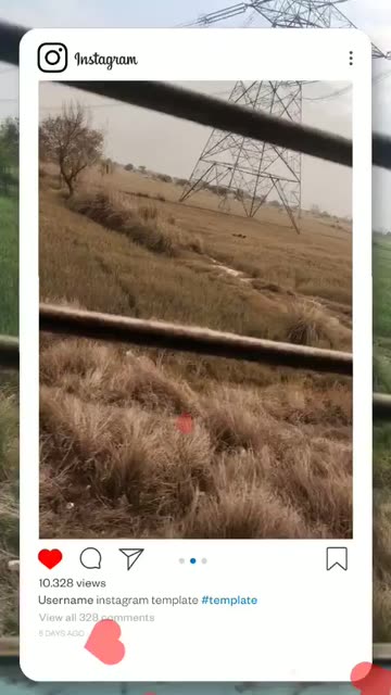 Preview for a Spotlight video that uses the insta template Lens