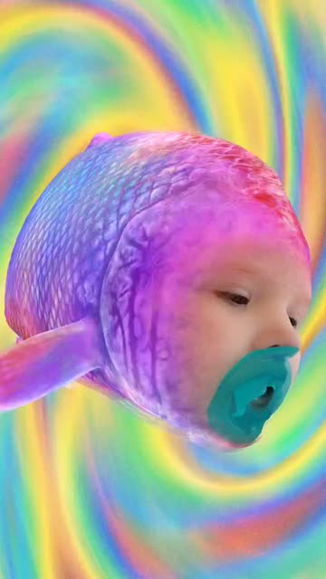 Preview for a Spotlight video that uses the Rainbow Fish Lens