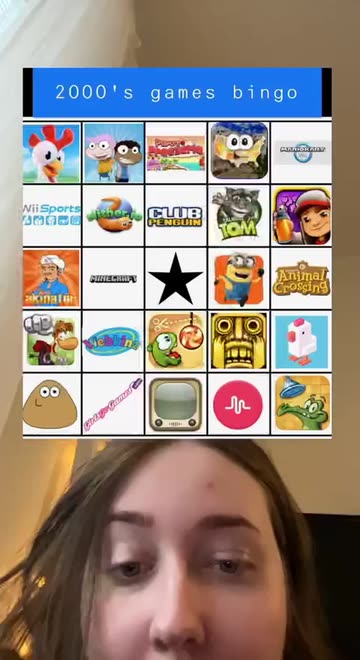 Preview for a Spotlight video that uses the 2000s games bingo Lens