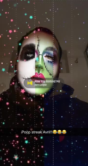 Preview for a Spotlight video that uses the Halloween Colors Lens