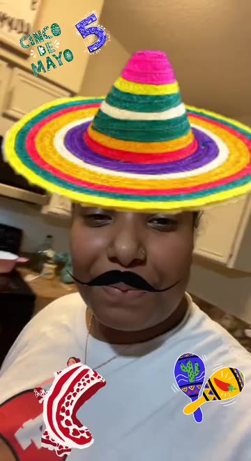 Preview for a Spotlight video that uses the Cinco de Mayo Lens