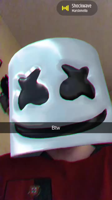 Preview for a Spotlight video that uses the Marshmello Mood Lens