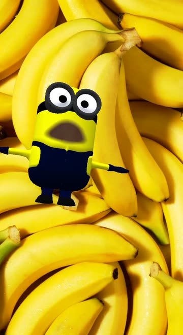 Preview for a Spotlight video that uses the Minion Head Lens