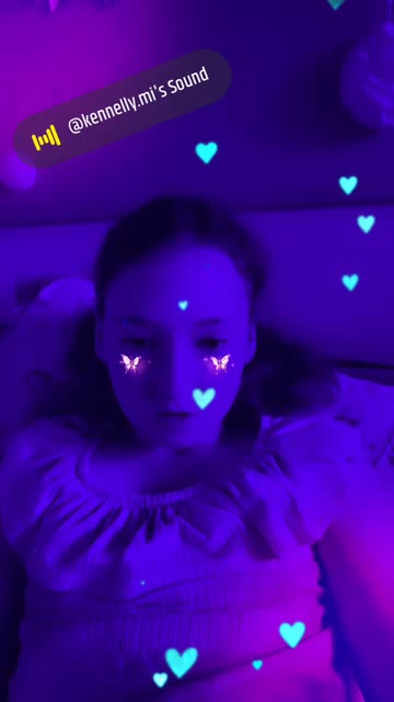 Preview for a Spotlight video that uses the Glowing Butterflies Lens