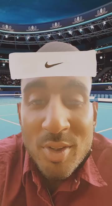 Preview for a Spotlight video that uses the playing tennis Lens