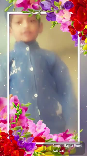 Preview for a Spotlight video that uses the Flower Frame Lens