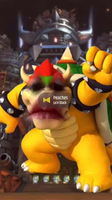 Preview for a Spotlight video that uses the Bowser Face Lens