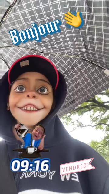 Preview for a Spotlight video that uses the Uncanny Smile Lens