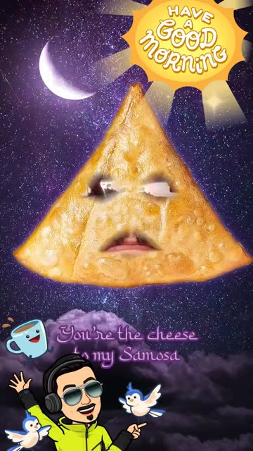 Preview for a Spotlight video that uses the Samosa Face Lens