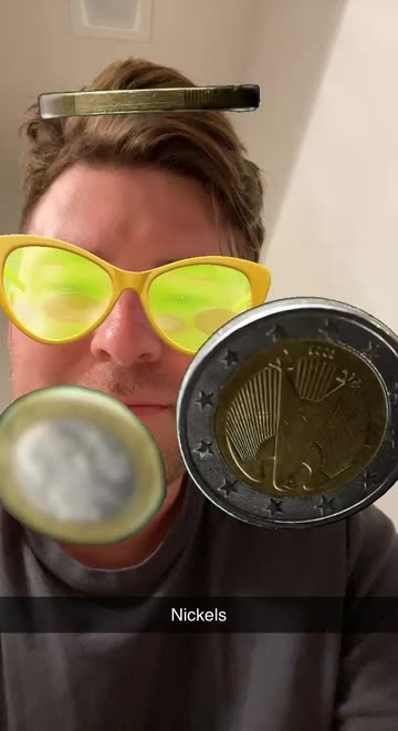 Preview for a Spotlight video that uses the Euro Coins Lens