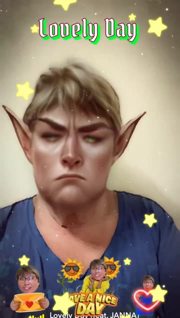 Preview for a Spotlight video that uses the Elf Character Lens