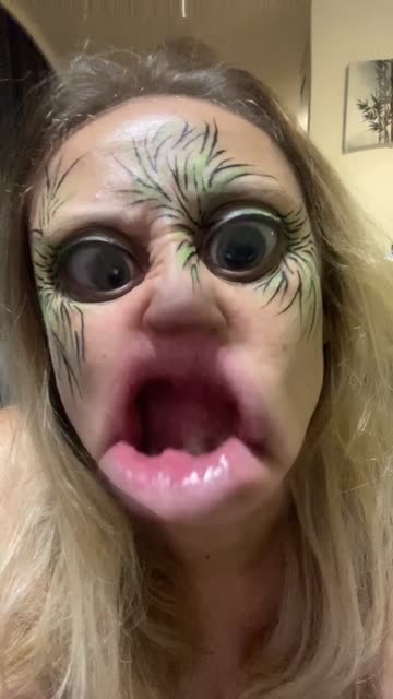 Preview for a Spotlight video that uses the Angelina Face Lens