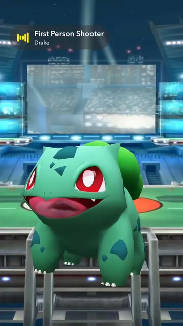 Preview for a Spotlight video that uses the bulbasaur Lens