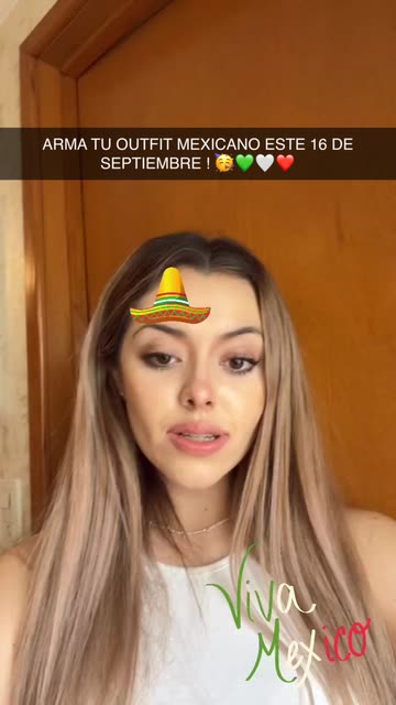 Preview for a Spotlight video that uses the Outfit Mexicano Lens