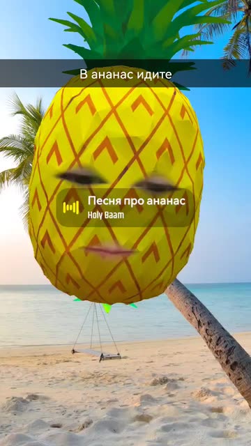 Preview for a Spotlight video that uses the Pineapple Yourself Lens