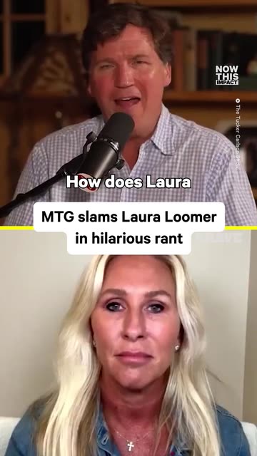 GOP Rep. Marjorie Taylor Greene took aim at a far-right activist and  informal adviser to Trump in a hilarious rant on Tucker Carlsons show.  MAGA on MAGA crime.