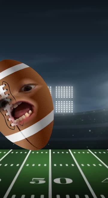 Preview for a Spotlight video that uses the football Lens