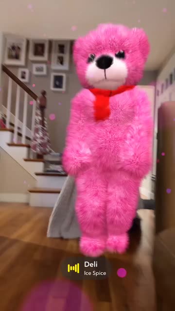 Preview for a Spotlight video that uses the Teddy Bear Lens