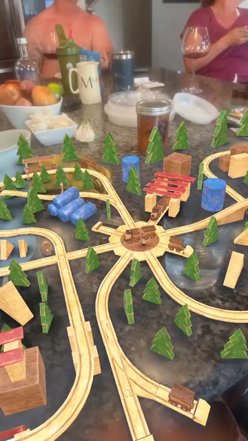 Preview for a Spotlight video that uses the toy Train test Lens