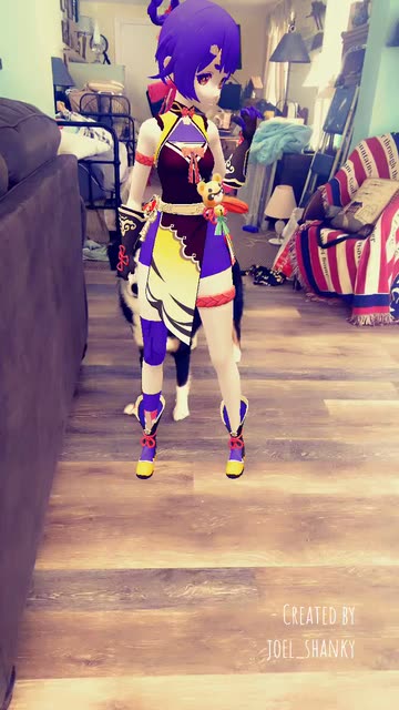 Preview for a Spotlight video that uses the Anime Girl Dance Lens