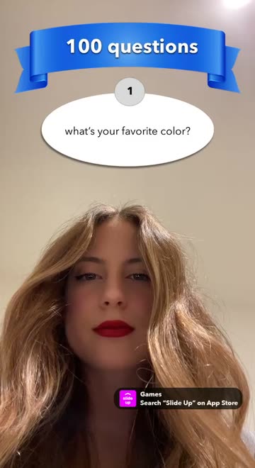 Preview for a Spotlight video that uses the 100 QUESTIONS Lens