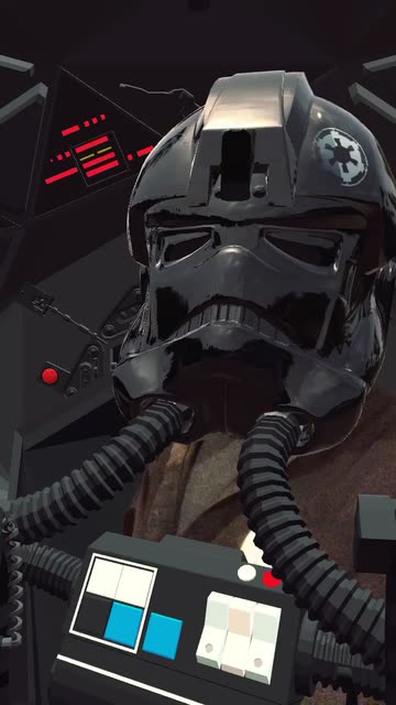 Preview for a Spotlight video that uses the Tie Fighter Pilot Lens