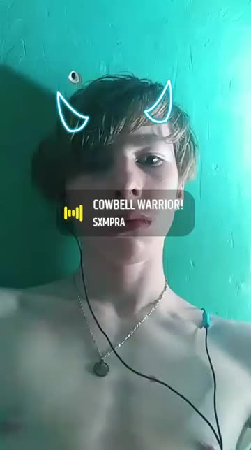 Preview for a Spotlight video that uses the blue devil horns 1 Lens