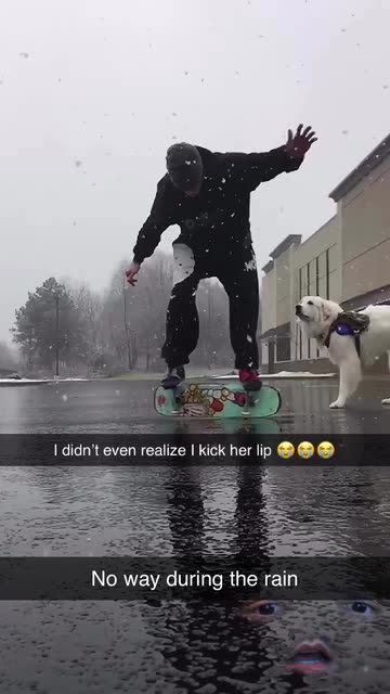 Spotlight content by a Snapchat user