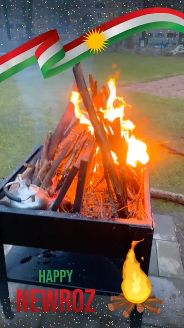 Preview for a Spotlight video that uses the happy newroz Lens