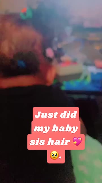Just did my baby sis hair 💖🥹. | SnapchatのSpotlight