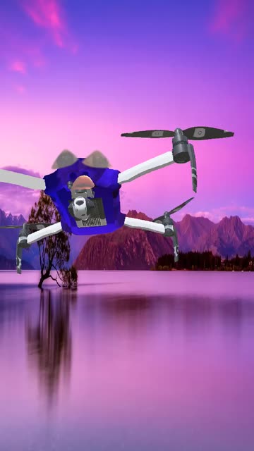 Preview for a Spotlight video that uses the Drone Lens