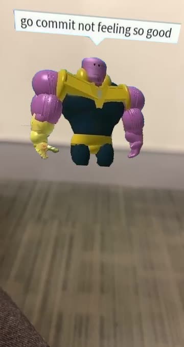Preview for a Spotlight video that uses the Roblox Thanos Lens