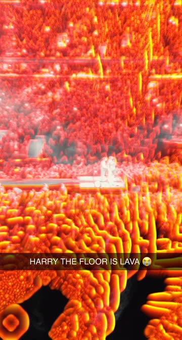 Preview for a Spotlight video that uses the Lava Explosion Lens