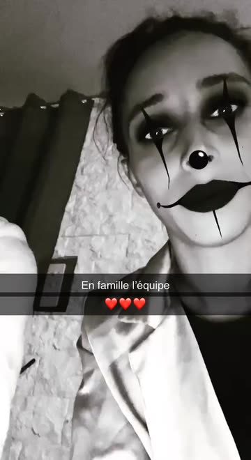 Preview for a Spotlight video that uses the clown Lens