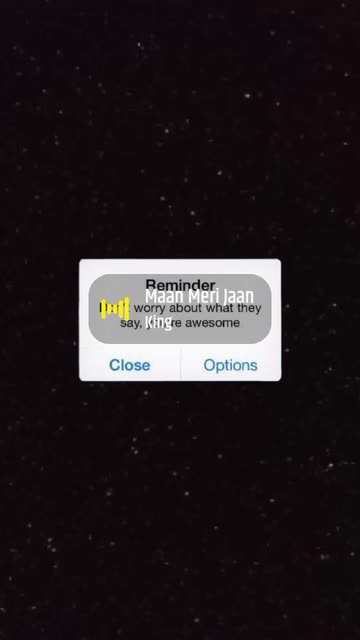 Preview for a Spotlight video that uses the Reminder Quotes Lens