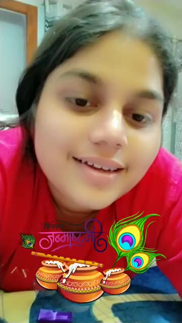 Preview for a Spotlight video that uses the Happy Janmashtami Lens