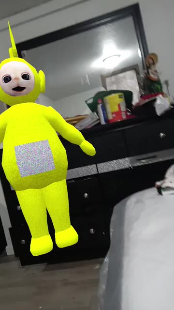 Preview for a Spotlight video that uses the Laalaa Teletubbies Lens