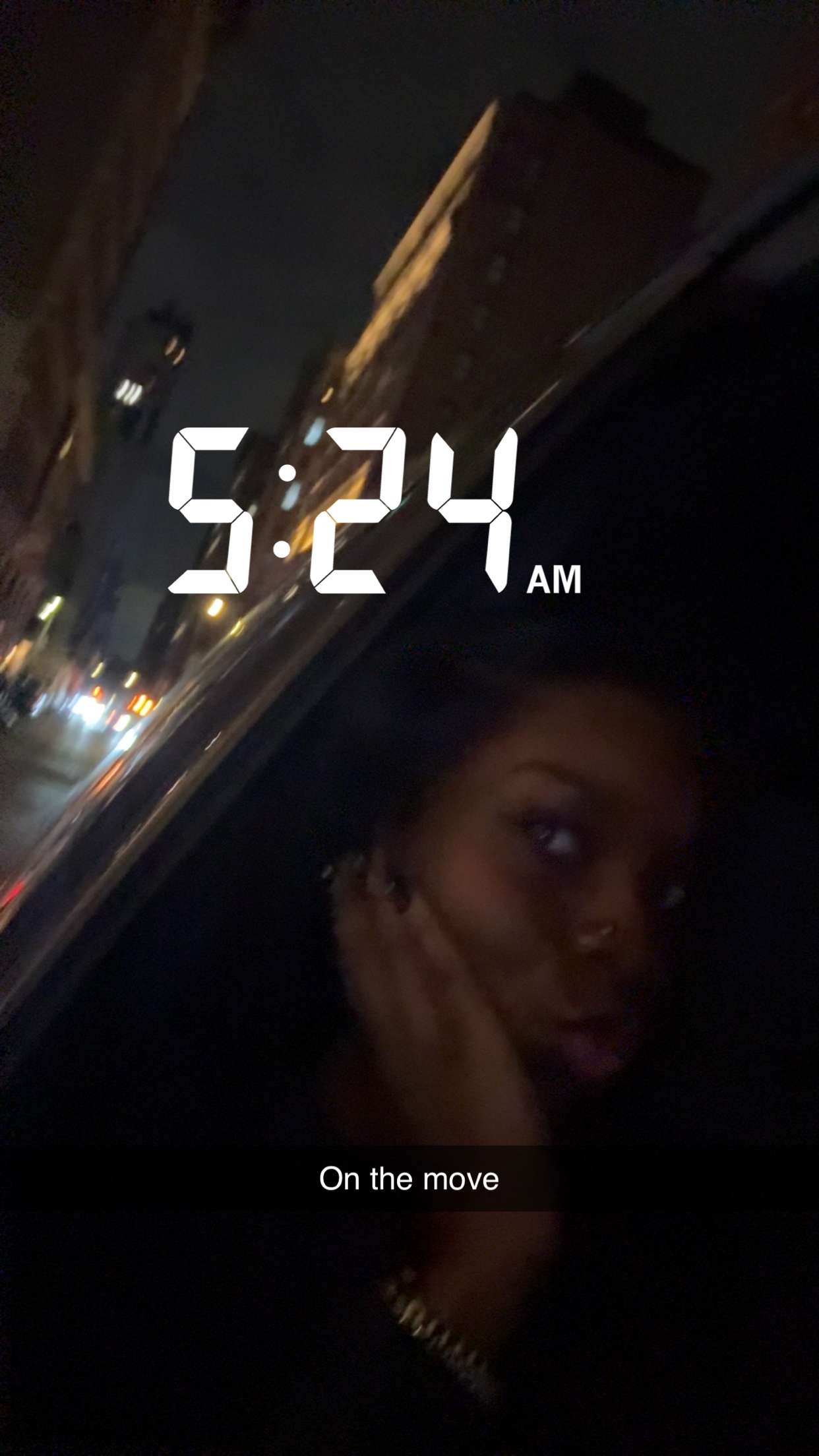 Olandria🎀 Captures Midnight City Drive | On the Move at 5:24 AM | Video ...