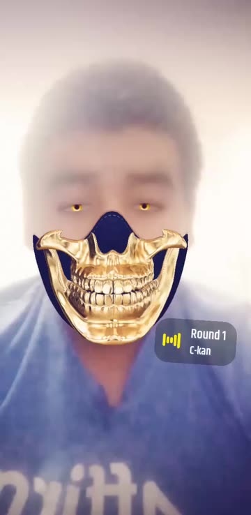 Preview for a Spotlight video that uses the Golden Skull Lens