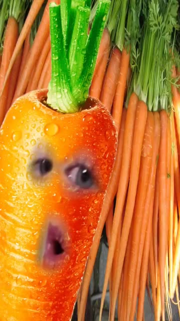 Preview for a Spotlight video that uses the Body Carrots Lens