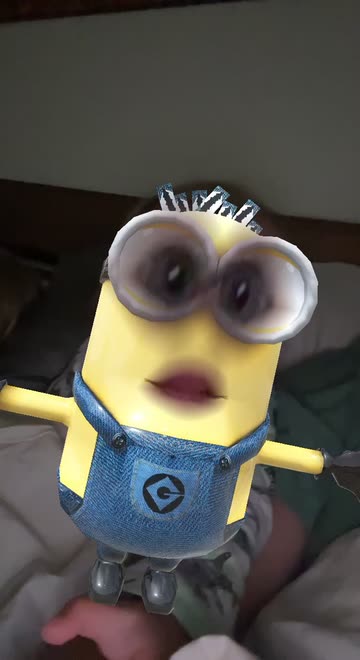 Preview for a Spotlight video that uses the Despicable Minion Lens