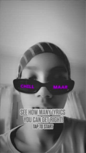 Preview for a Spotlight video that uses the Crash Adams Quiz Lens
