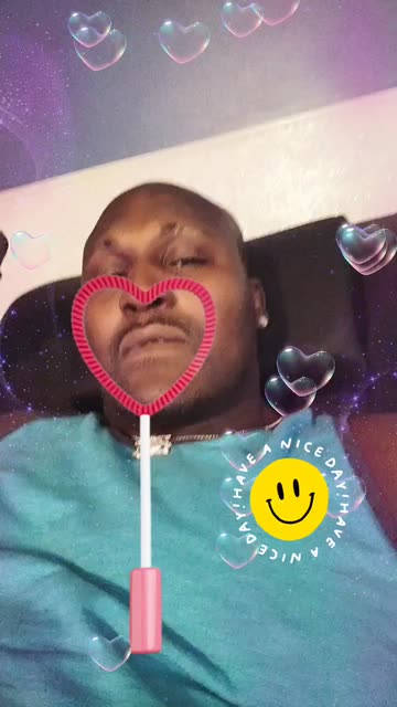 Preview for a Spotlight video that uses the Heart Bubbles Lens
