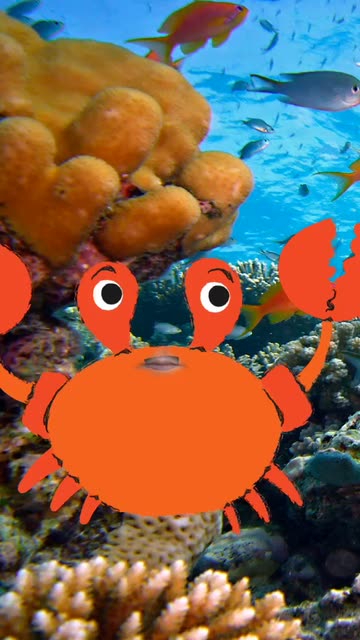Preview for a Spotlight video that uses the Craby Crab Lens
