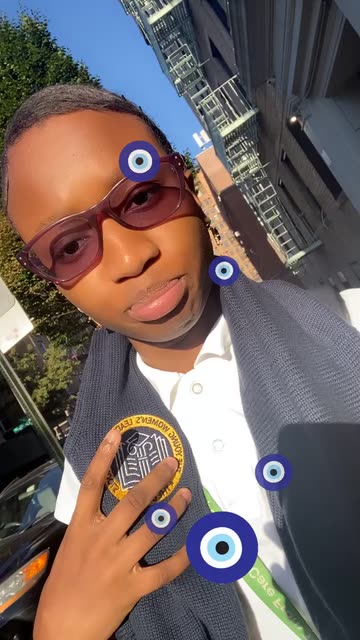 Preview for a Spotlight video that uses the evil eyes Lens