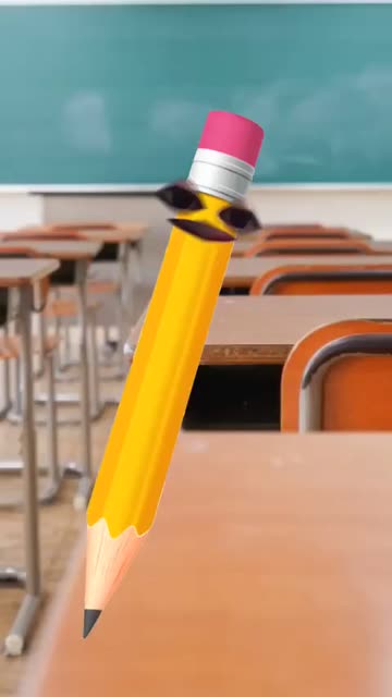 Preview for a Spotlight video that uses the Pencil Head Lens
