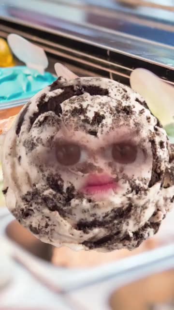Preview for a Spotlight video that uses the Oreo Ice Cream Lens