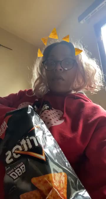 Preview for a Spotlight video that uses the I Love Doritos Lens